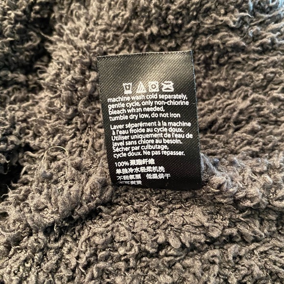 BAREFOOT DREAMS CozyChic Button-Down Cardigan Sweater Women’s Size S Charcoal - Picture 7 of 7